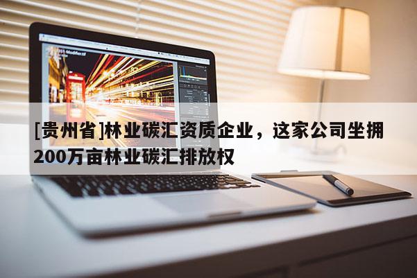 [貴州省]林業(yè)碳匯資質(zhì)企業(yè)，這家公司坐擁200萬(wàn)畝林業(yè)碳匯排放權(quán)