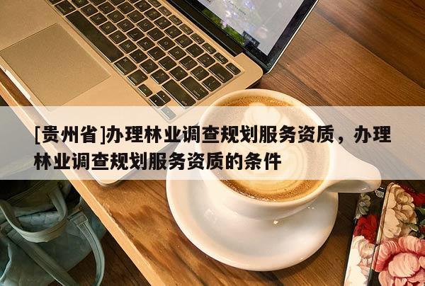 [貴州省]辦理林業(yè)調查規(guī)劃服務資質，辦理林業(yè)調查規(guī)劃服務資質的條件
