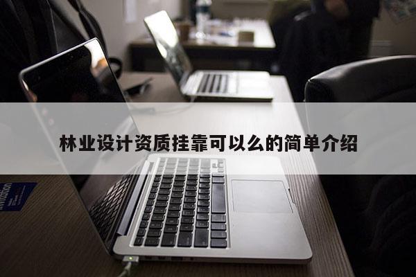 林業(yè)設(shè)計(jì)資質(zhì)掛靠可以么的簡(jiǎn)單介紹
