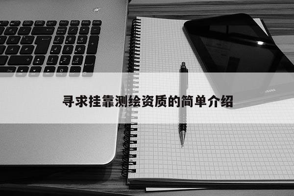 尋求掛靠測繪資質(zhì)的簡單介紹