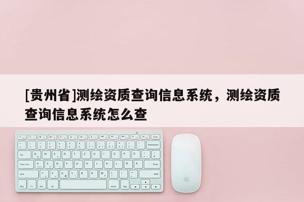 [貴州省]測繪資質(zhì)查詢信息系統(tǒng)，測繪資質(zhì)查詢信息系統(tǒng)怎么查